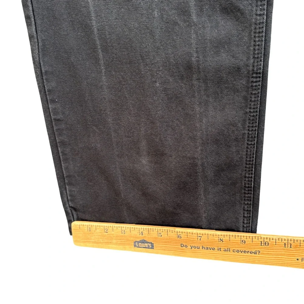 Dickies Mens Black Carpenter Pants Utility Workwear Canvas Gorpcore Grunge 42x32